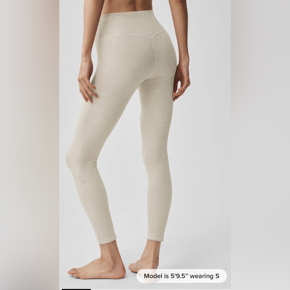 ALO Yoga High-Rise Oatmeal Leggings